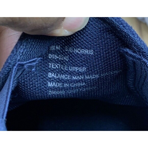 St John Bay Slip On Sneaker Shoes Men’s 12 M Blue Dry Cool Memory 016  0240 0109 - Picture 9 of 16